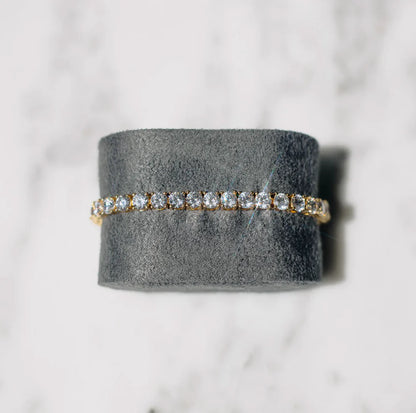 BRANSOLETKA TENISOWA | ZŁOTO